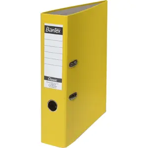 Ring Binder Bantex Budget lever A4 50 mm yellow HAME0544