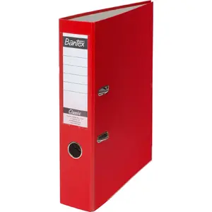 Ring Binder Bantex Budget Lever Arch A4 75 mm red