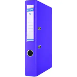 Ring Binder Donau Premium lever A4 50 mm purple