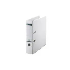 Ring binder LEITZ 10105001 A4 polypropylene 81 mm spine, white