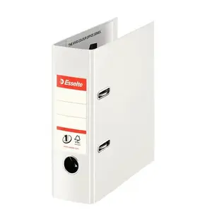 Lever arch file ESSELTE No.1 VIVIDA A5 PP folder, 222×72×231 mm, 30% pre-consumer recycled foil, FSC