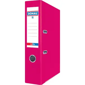 Ring binder Donau Life 2-ring A4 75 mm pink