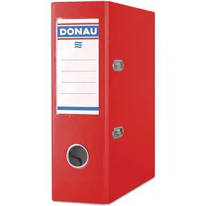 Ring Binder Donau lever-arch A5 75 mm red — Donau 3905001PL-04