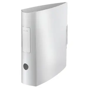 Lever arch file LEITZ Active Style 180° A4 PP 80 mm spine White