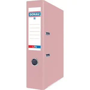 Ring binder Donau Life 2-ring A4 75 mm pink — Donau 3966001PL-30