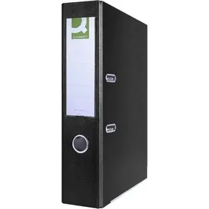 Ring Binder Q-Connect Hero 2-ring A4 75 mm black (KF15995)