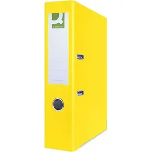 2-ring A4 binder Q-Connect Hero KF15996, 75 mm spine, yellow