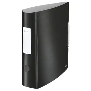 Lever arch file LEITZ Active Style 180° A4 Polyfoam 80mm spine Black