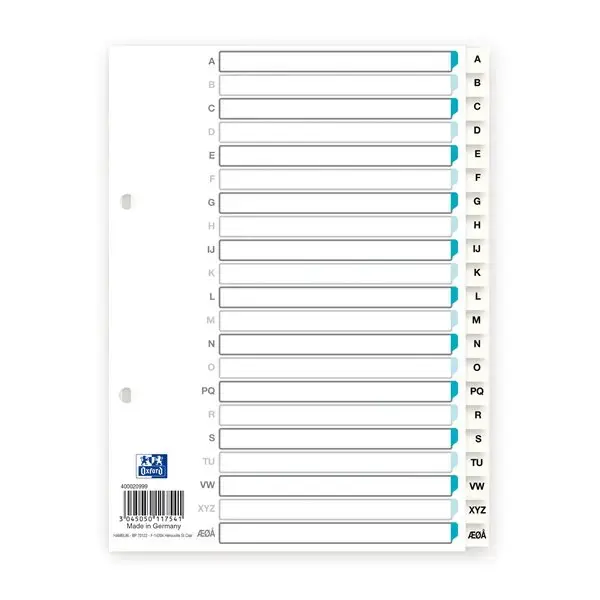 Alphabetic tab index Elba 400020999 Photo 2