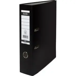 Ring Binder Bantex XXL lever A4 77 mm black — 3-ring lever mechanism, spine 77 mm