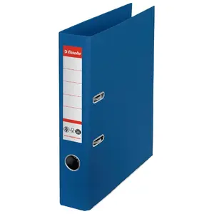 Lever Arch File ESSELTE No.1 — A4, 100% recycled card, 52 mm spine, 290×318 mm