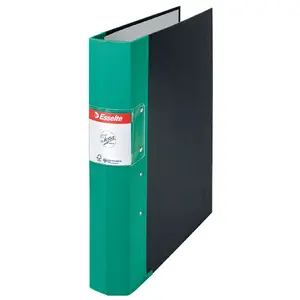 Ring binder ESSELTE 68213 A4, 60 mm spine, carton, green