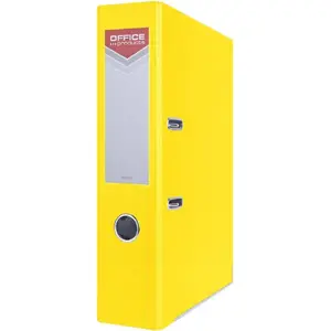 Lever arch file Office Products Officer A4 75 mm yellow