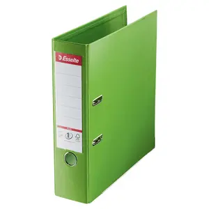 Ring binder A4+ ESSELTE 81186 — Green, 81 mm spine, PP/cardboard, 318×300 mm