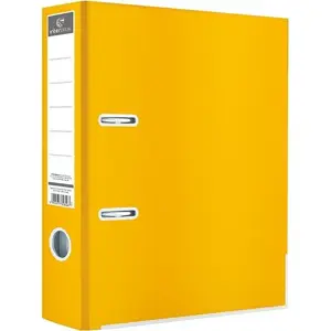 Binder INTERDRUK 447904 A4/50 pockets yellow glossy — document organizer