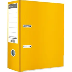 Ring Binder INTERDRUK 447871 A4, 75 mm spine, yellow glossy
