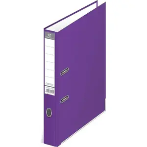 Ring Binder INTERDRUK A4 2-ring 50 mm spine purple (MPN 394080)