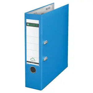 Leitz 180° levera mape A4 plastmasa 81 mm zils