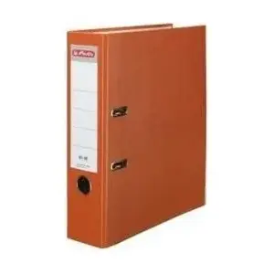 Ring Lever File HERLITZ A4 80 mm orange — lever-arch binder, capacity 80 mm