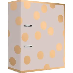 Binder INTERDRUK Segregator A4, 75 mm spine, Satin Metallic Dots finish