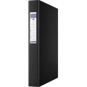 Ring binder Donau 2‑ring A4 40 mm black