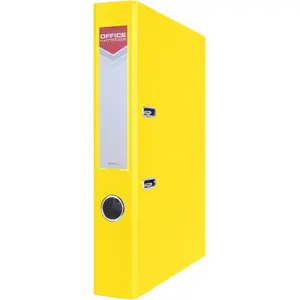 Ring binder office products Officer A5 lever arch 55 mm yellow