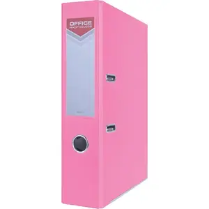 Ring Lever File Office Products Officer A4 75 mm pink PBSX0774