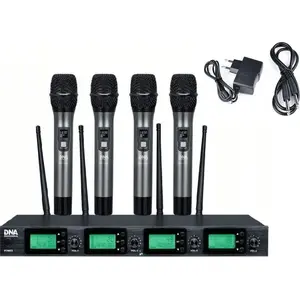 Bezvadu rokas mikrofona komplekts Bitmat RV-4 — 4 rokas mikrofoni