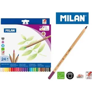 Colored Pencils Milan metalized 24 colors, set of 24 (MPN 198075)