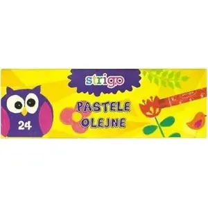 Eļļas pasteļi Strigo 24 krāsas — komplekts 24 gab.