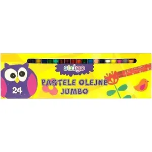 Oil pastels Strigo PASTELE OLEJNE 24 colors jumbo — Strigo SSC030
