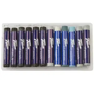 Oil Pastels Filia set — 12 pieces, compact cardboard box