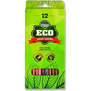 Colored Pencils KOH-I-NOOR Kredki Eco 12 colors (model 2262)