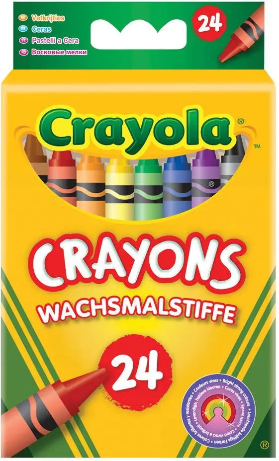 Crayola мелки 24 шт. — 24 цвета Photo 7