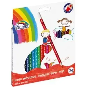 Colored Pencils Grand, triangular, 24 colors, super soft lead