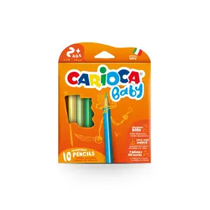 Pencil set Fiorello Carioca Baby 10 pcs — multi coloured, for ages 2+