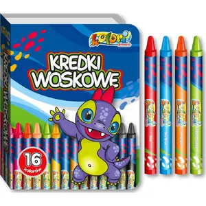Colored pencils Penmate Kredki Premium Kolori Dino 16 colors by Penmate