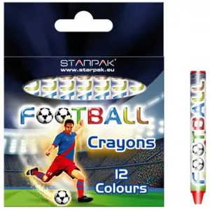 Vaskas krītiņi STARPAK 12 krāsas FOOTBALL modelis 274534