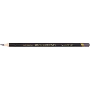 Colored pencil Derwent Chromaflow — grey to lavender gradient (single pencil)