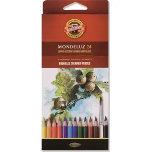 Watercolor pencils KOH-I-NOOR 3718/K 24 colors, set of 24 artist watercolor pencils