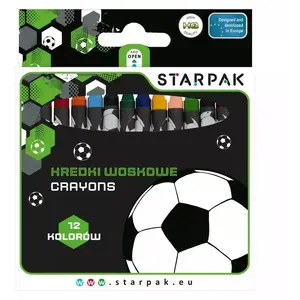 Wax Crayons STARPAK 12 colors — set of 12 pieces (STK KRE152)