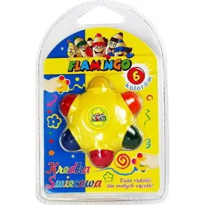 Crayons set Titanum 6 colors — star-shaped (model 385035)
