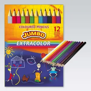 Colored pencils Titanum Kredki Jumbo (ZH0107) – Titanum jumbo-sized pencil set