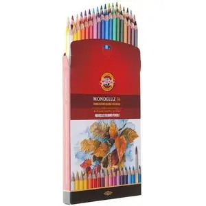 Colored pencils KOH-I-NOOR Mondeluz — set of 36 colors