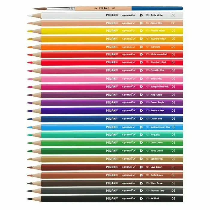 Colour pencil set Milan 0742324 — 24 oil-based Photo 2