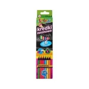 Colored pencils Penmate Premium Kolori 6 neon colors