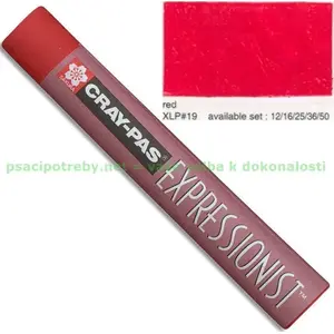 Artist Oil Pastel BRUYNZEEL SAKURA Cray-Pas Expressionist Red XLP19