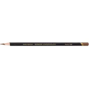 Colored pencil Derwent Chromaflow Mocha — smooth water-soluble drawing pencil, single shade