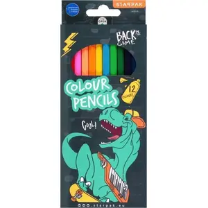 Colored pencils STARPAK KREDKI OLO 12 colors — pack of 12 (STK KRE142)