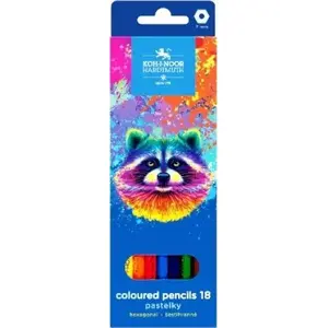 Colored pencils TEKA Kredki 3553 Szop — set of 18 colors